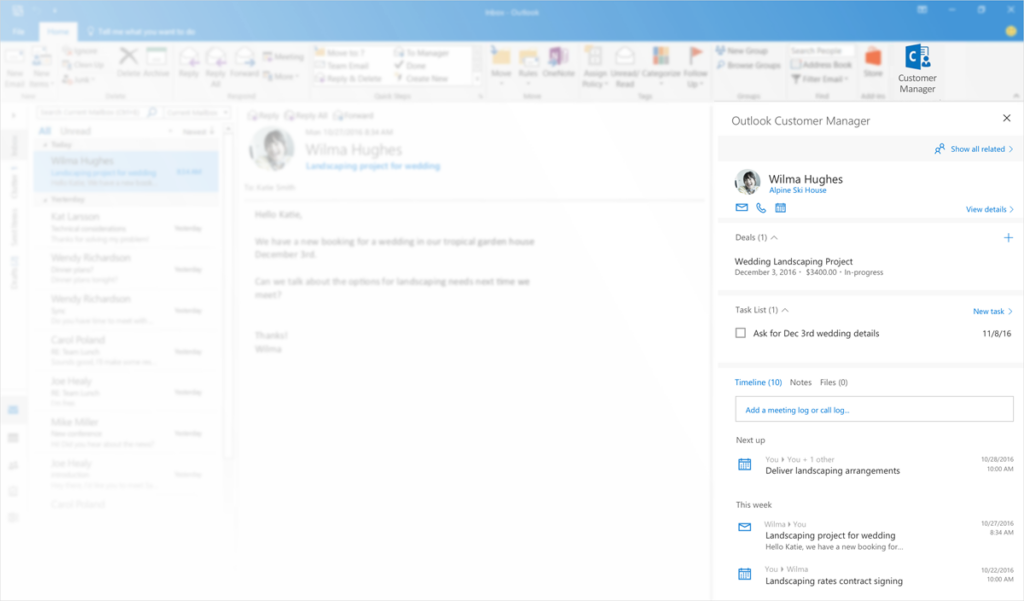 Introducing Outlook Customer Manager 1b